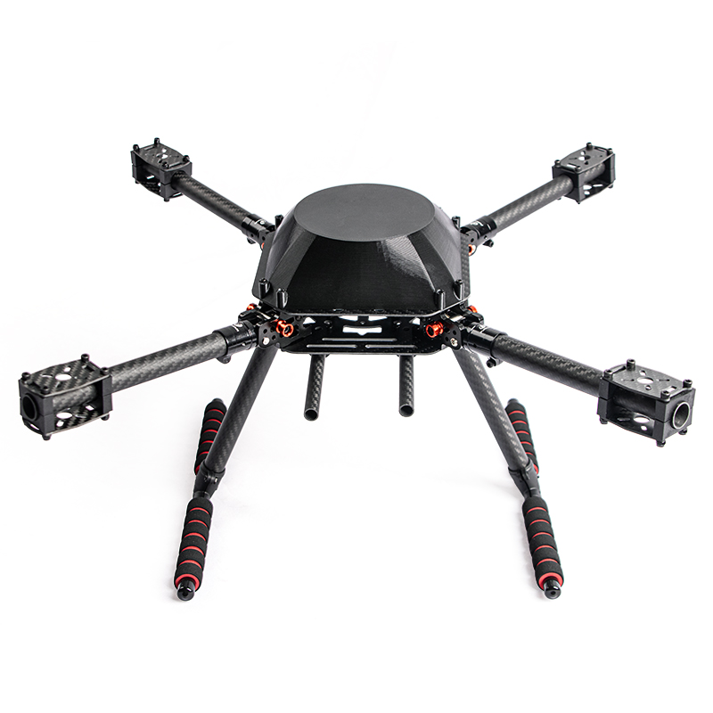 Thermal Imager Drone Gimbal - LX450 450mmフルカーボンファイバー製クアッドコプターフレーム、傘型折りたたみ式FPVクアッド、カーボンファイバー製ランディングスキッド付きF450ドローンフレーム