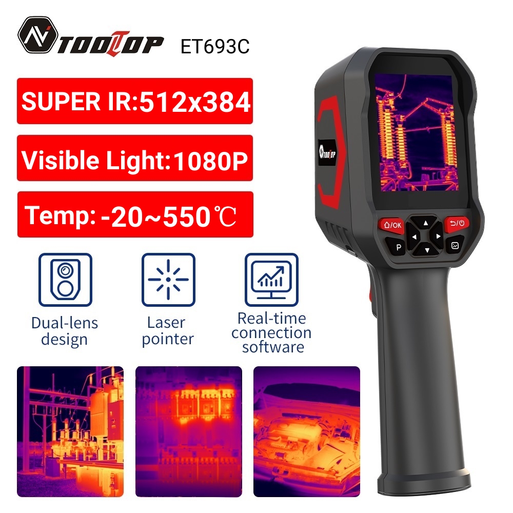 Nf 521 Thermal Imaging Camera - TOOLTOP ET693C スーパー IR 512x384 サーマルカメラ