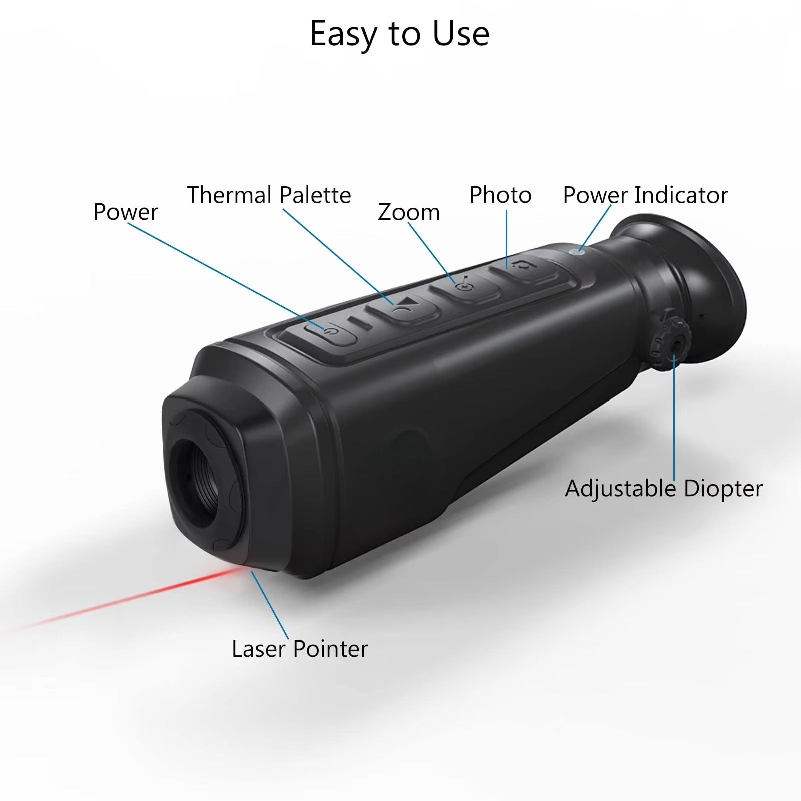 狩猟用イメージングカメラ サーマル単眼鏡 赤外線暗視望遠鏡  - Hunting Thermal Imaging Scope のレビューと価格