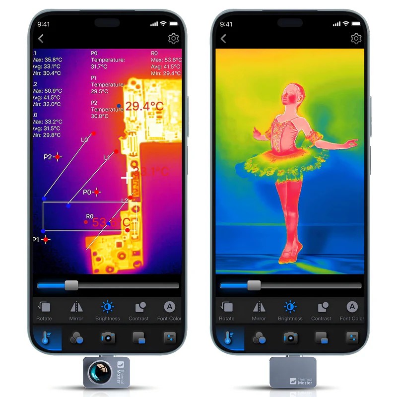 InfiRay P2 Pro サーマルカメラ 256x192 - Infiray P2 Pro Macro Lens のレビューと価格