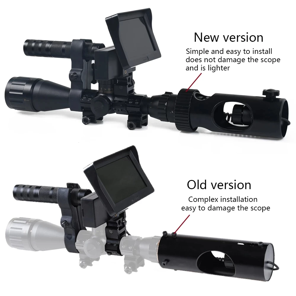 戦術的なナイトビジョンライフル銃オプティクス狩猟ナイトビジョ - Hunting Thermal Imaging Scope のレビューと価格