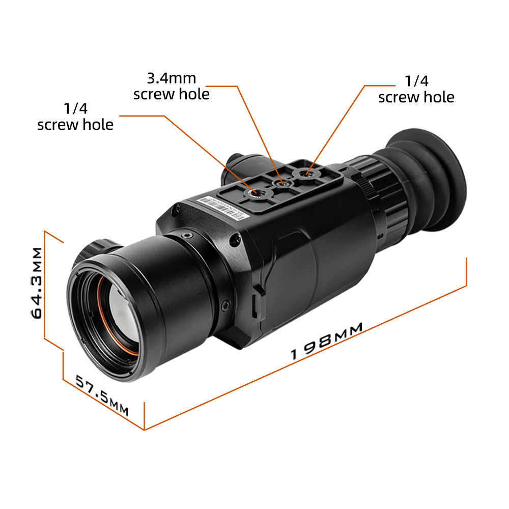 高解像度サーマルスコープカメラ 新型640*512/384* - Hunting Thermal Imaging Scope のレビューと価格