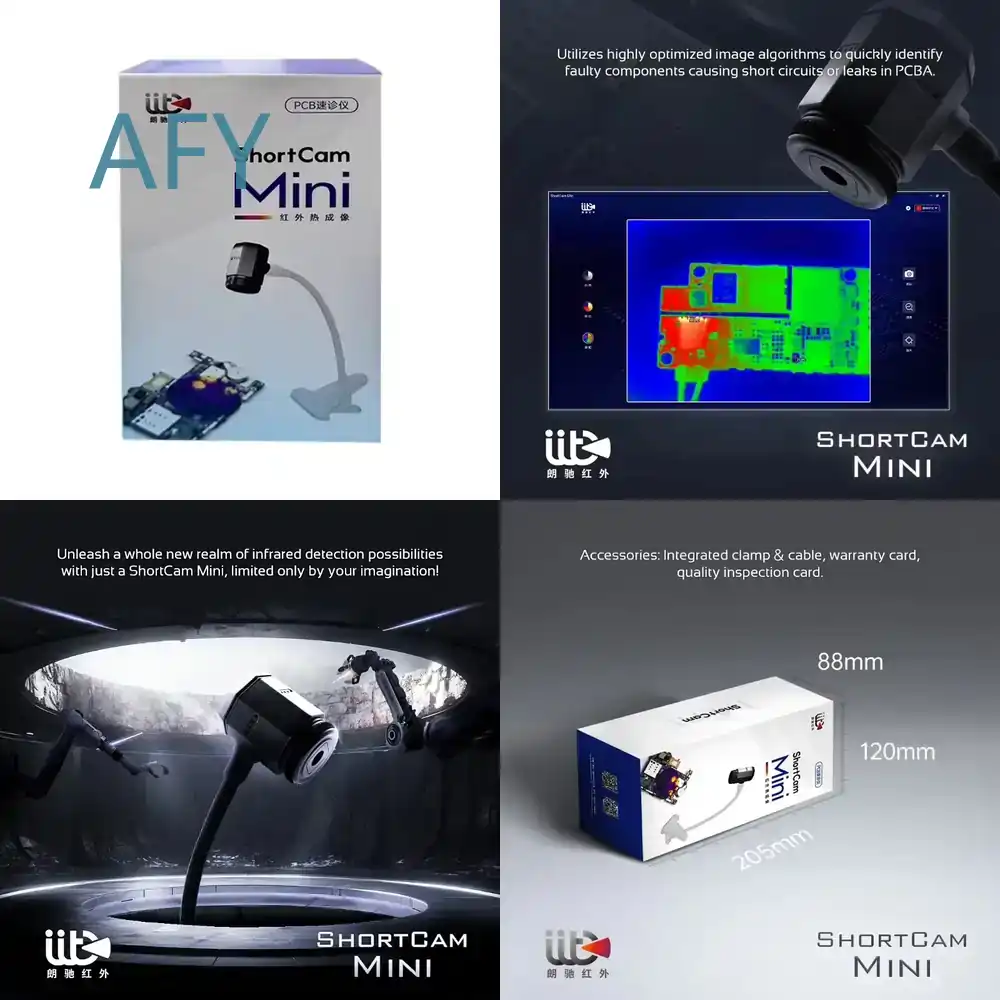 5th Shortcam ミニ赤外線熱画像カメラ 携帯電話  - Shortcam Thermal Imaging Pcb のレビューと価格