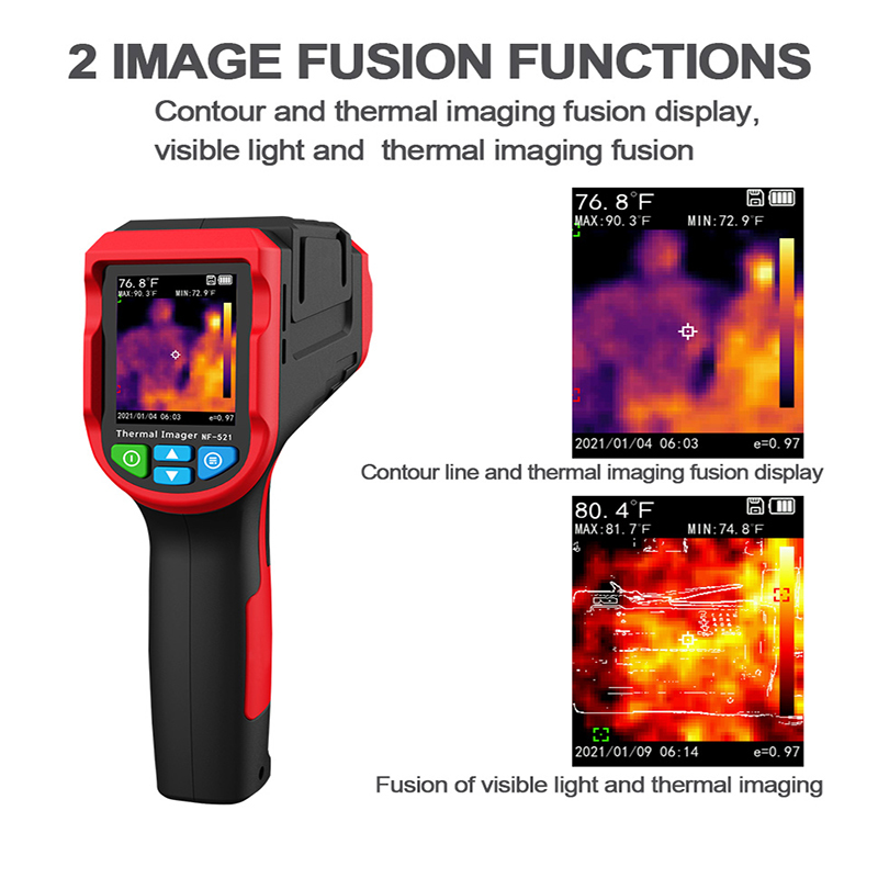 Noyafa Nf 521 ハンドヘルド赤外線サーマルイメー - Nf 521 Thermal Imaging Camera のレビューと価格