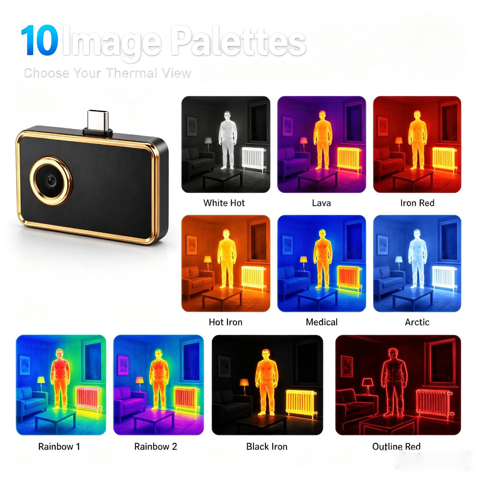 256x192 IR解像度サーマルイメージャー、25Hz、- - Thermal Imaging Camera 256X192 のレビューと価格