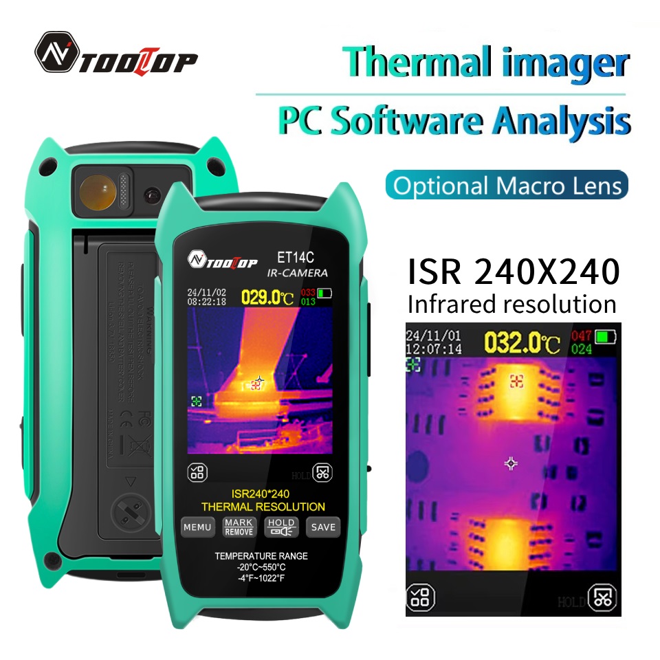 TOOLTOP ET14C 2.8 インチサーマルイメージャ - Nf 521 Thermal Imaging Camera のレビューと価格
